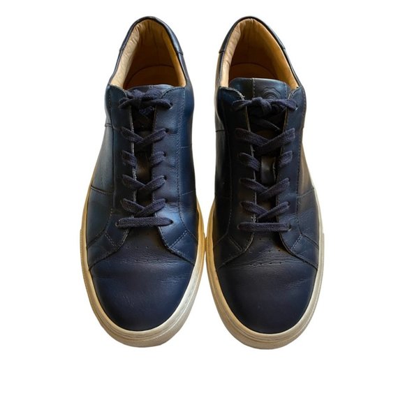 Greats Brooklyn The Royale Leather Sneakers in Navy - Size 11.5 - Picture 2 of 9